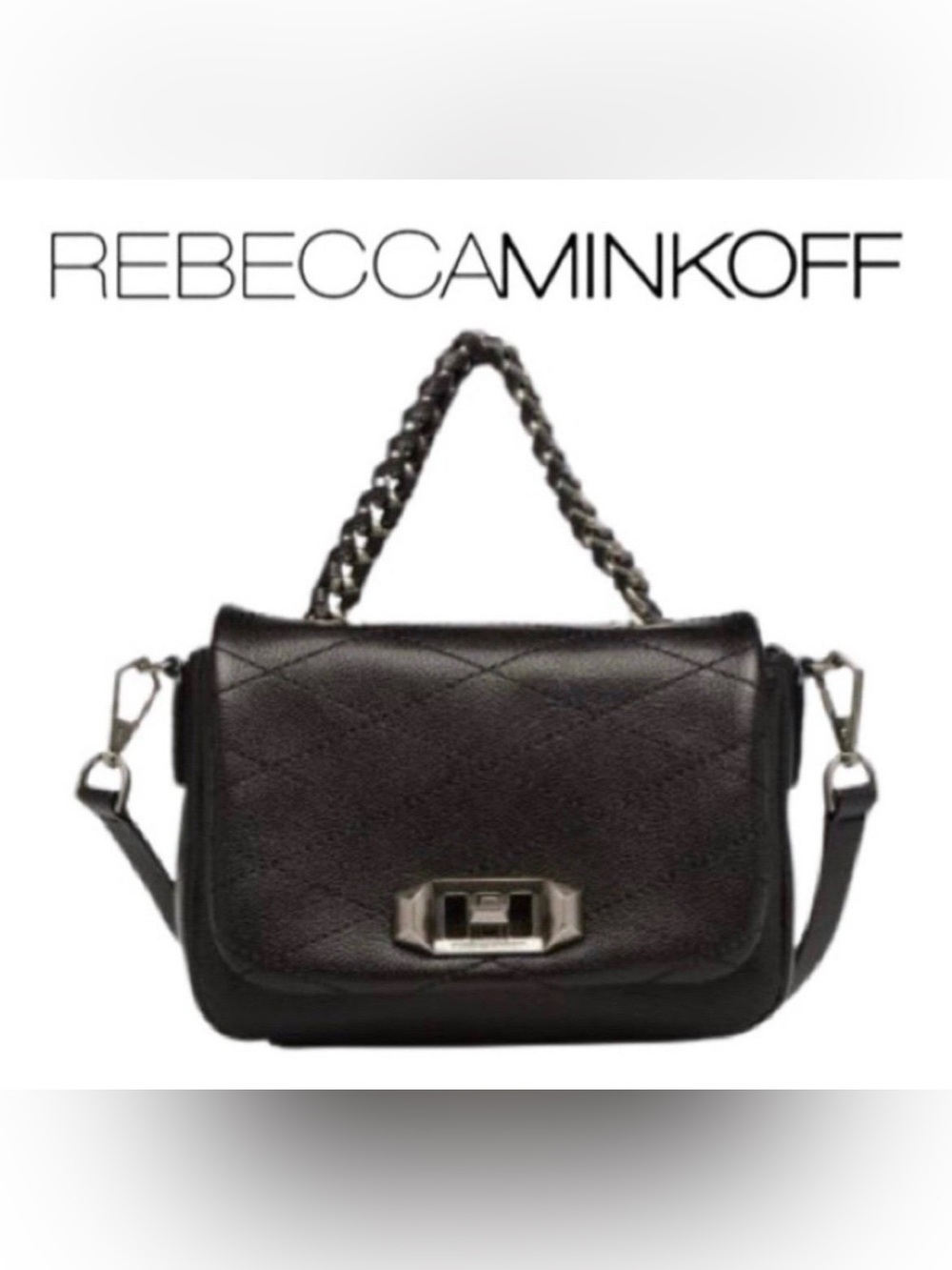 Rebecca Minkoff Medium Je T’Aime Convertible Leather Crossbody PRICE FIRM